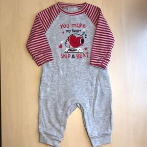 Heart Long Sleeve Romper